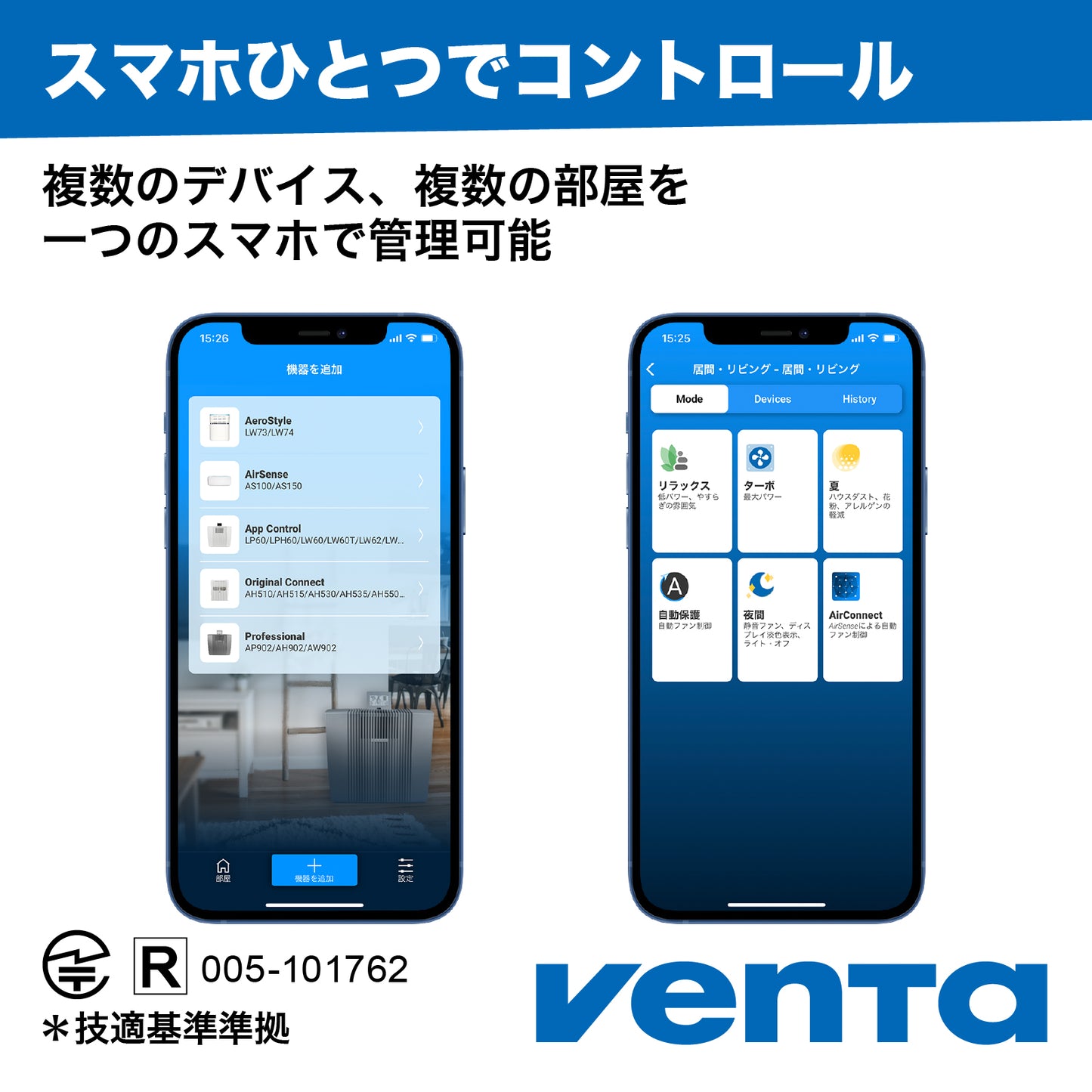 （ベンタ） 加湿空気清浄機器 プロフェッショナル AW902 ～120平米